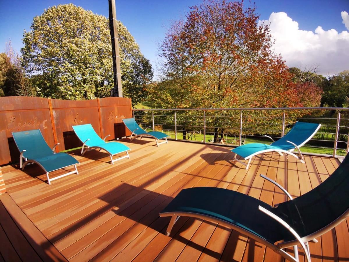 L'Escale du Bocage Piscine couverte chauffée La Flocellière Esterno foto